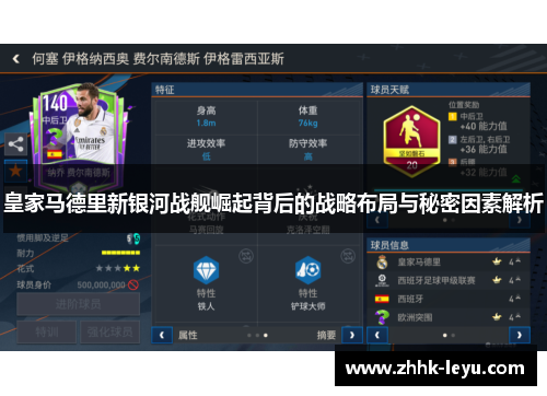 皇家马德里新银河战舰崛起背后的战略布局与秘密因素解析